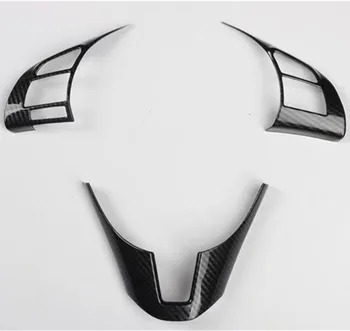 Car Styling Volante Pulsante Telaio Pannello di Copertura Trim Modanature Adesivi ABS Per Mazda CX-5 2013-2014