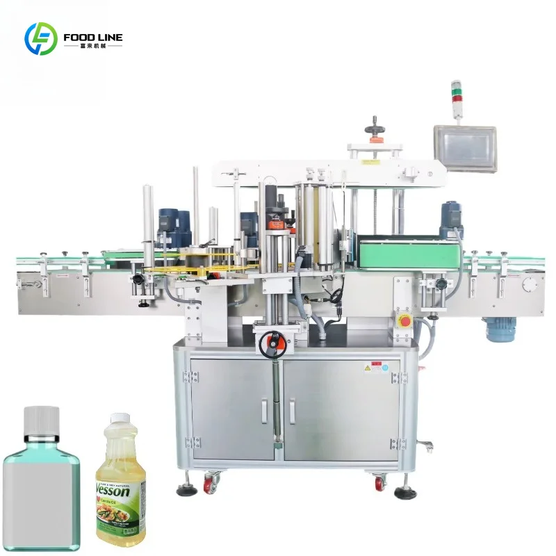 Customized Car Self-adhesive Sticker Triangular Bottle Labeling Machine One Label Three Sides