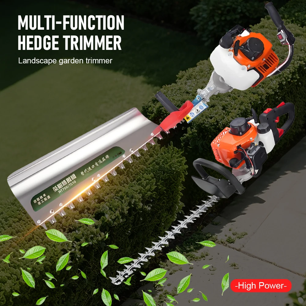 Single/Double Bladed Lightweight Hedge Trimmers Tea Tree Pruners Trimmers Tea Pruning Shears 2-stroke Petrol Hedge Trimmer