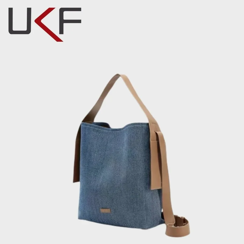 UKF Ear Tote Series Medium Designer\'s Light Shoulder Bags For Women Casual Fashion Versatile One Shoulder Crossbody Bag Bolas