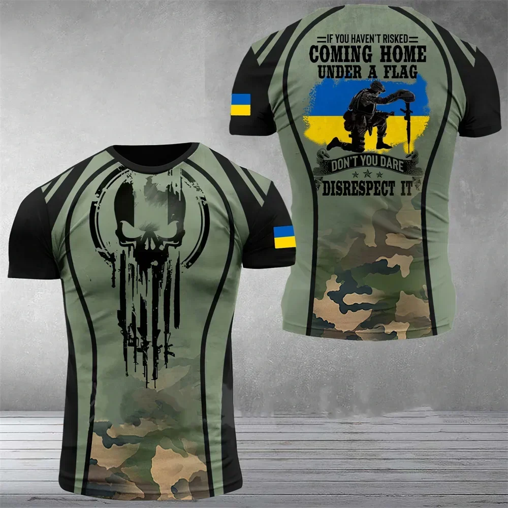 

3D-printed Top-of-the-line Special Forces T-shirts, Oversized Shirts, Short-sleeved Casual Summer Wear, Camiseta Shirts