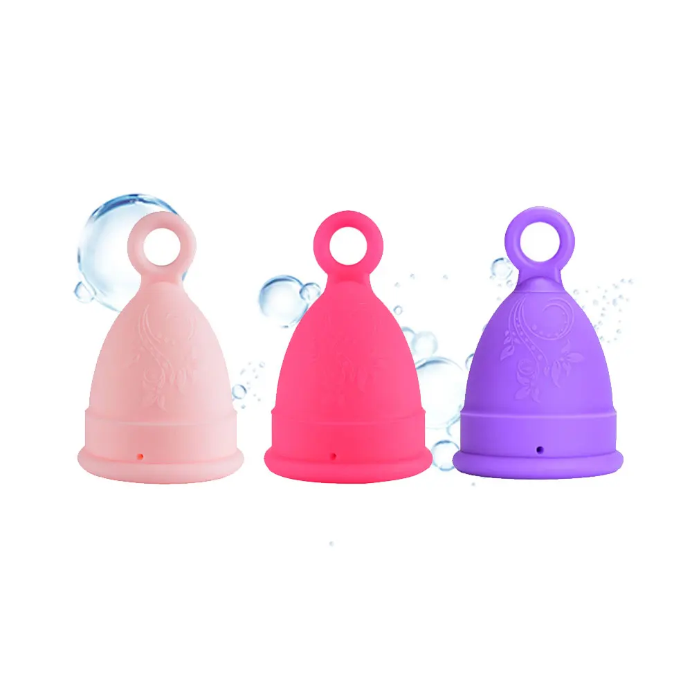 Vagina Period Health With Ring Menstrual Medical Silicon Cup Reusable Vaginal Cup Certified Menstrual Cup Menstrual Collector