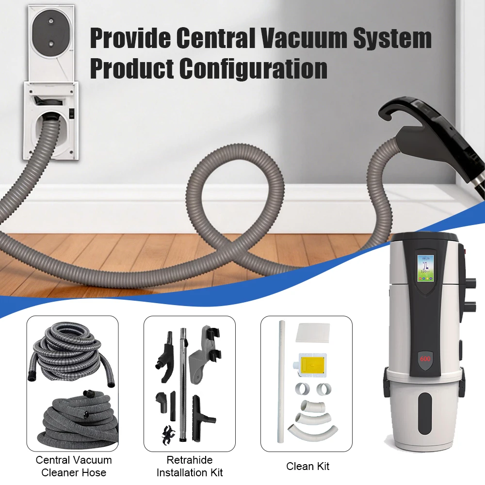 

Industrial Central Vacuum Cleaner Dry-Wet Separation Household Vacuum Cleaner Electric Cleaners Machines For Multiple Scenarios