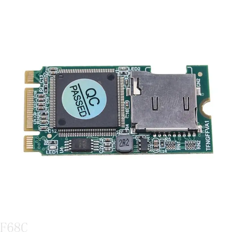 Scheda industriale F68C agli adattatori MSATA SSD MSATA SSD a SDHC SDXC Card Converter T-Flash Card per laptop per computer