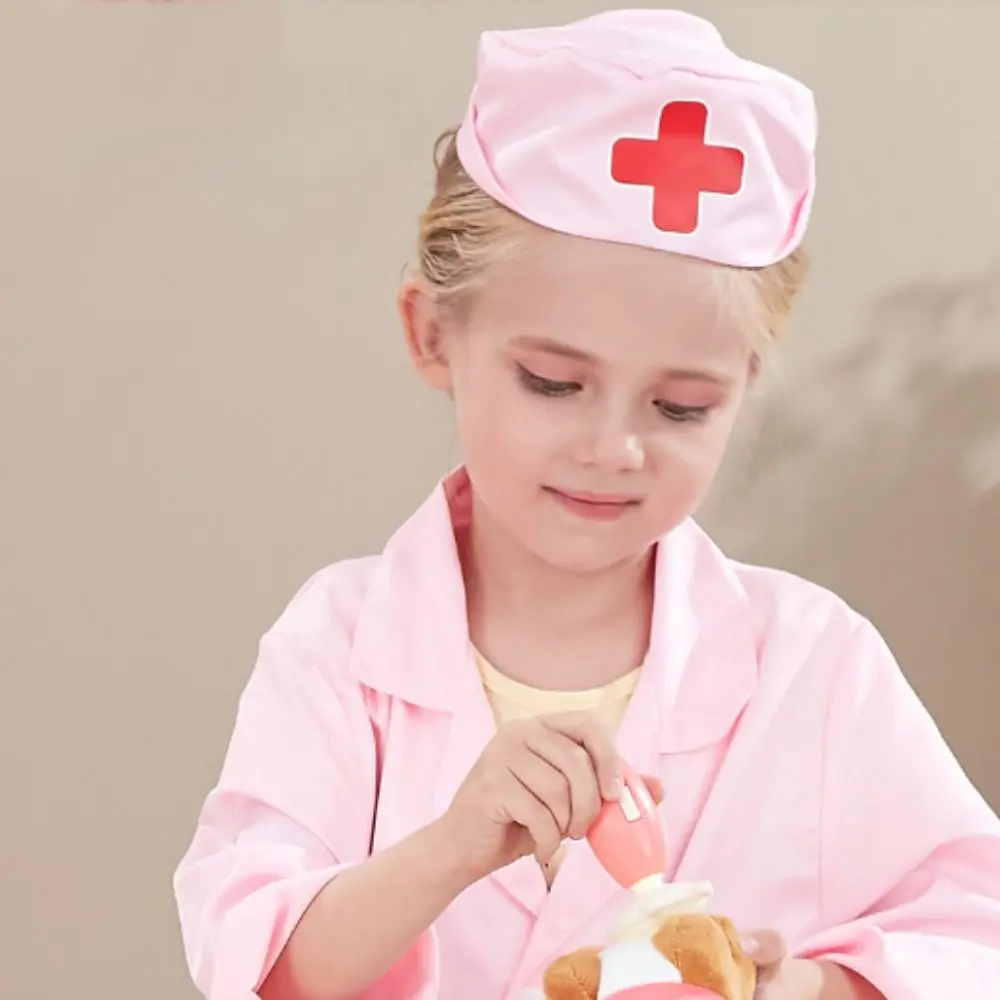 จําลองทันตแพทย์กล่อง Doctor Pretend Role Play Kit Pretend Play ของเล่นเกมการศึกษาเด็กหูฟัง Doctor ชุดสีฟ้า/สีชมพู
