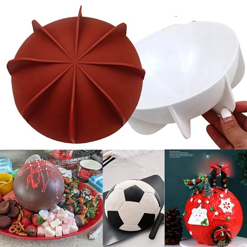 Baking Mold Silicone Hemisphere Pan Dome Silicone Mould Planet Mould Semicircle Shape Cake Mold