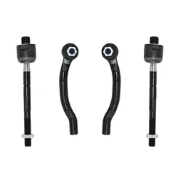 Svenubee 4pcs Front Suspension Kit Outer and Inner Tie Rods for Honda Pilot Acura MDX 2001 2002 2003 2004 2005 2006 2007 2008