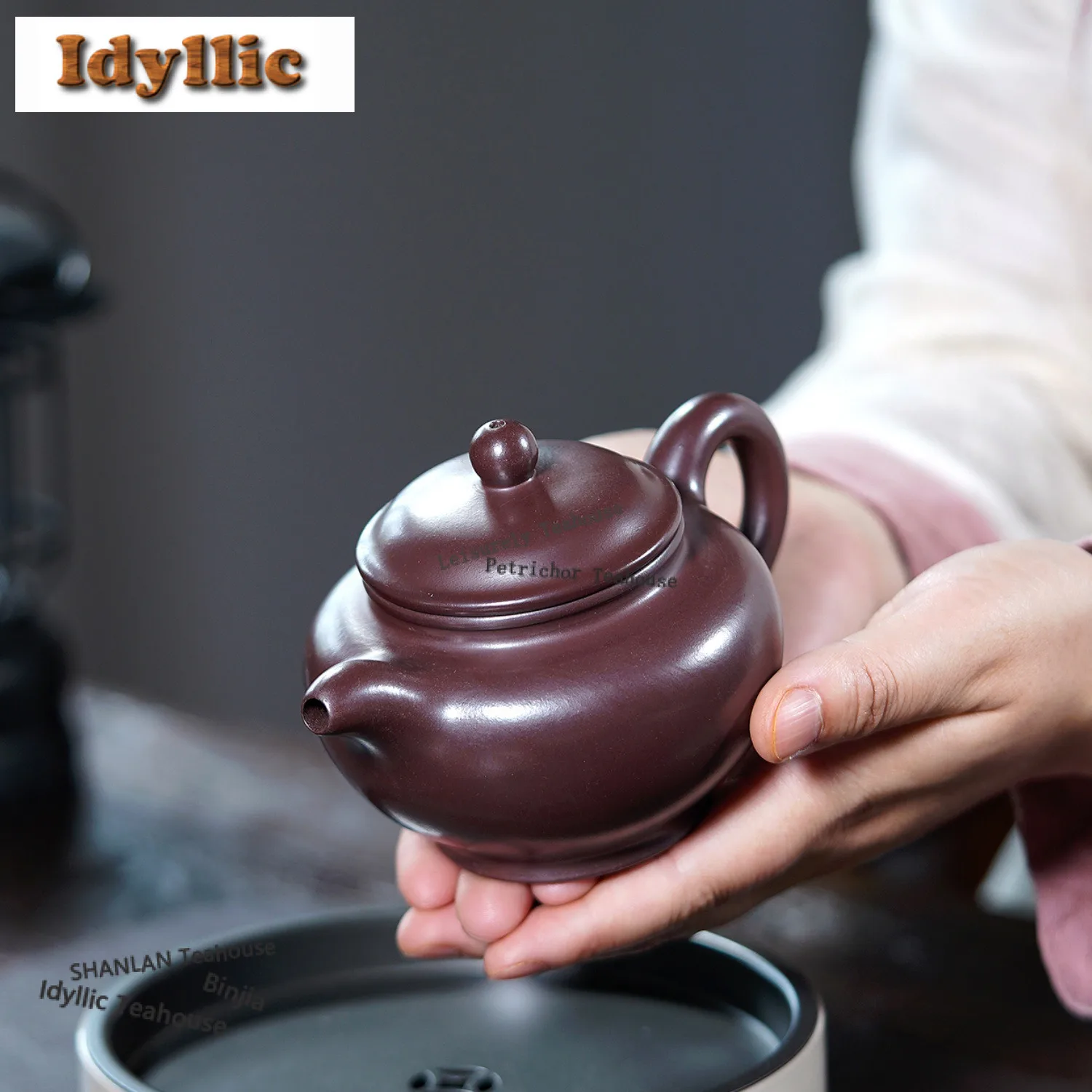 

300ml Yixing Purple Clay Teapots Handmade duo zhi Pot Raw Ore Stone Red Mud Kettle With Infuser Zisha Tea Set Cha Collection