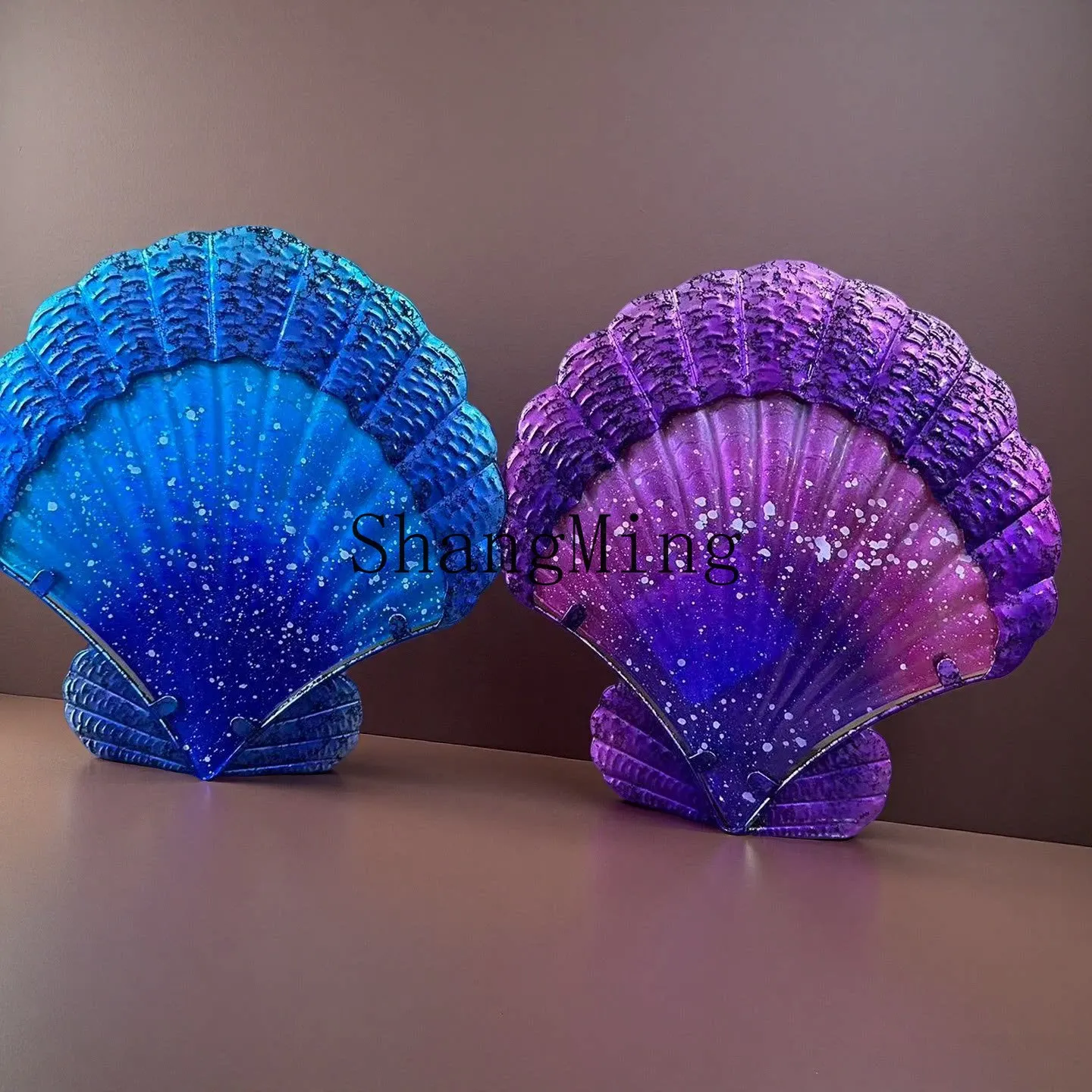 

SM stained glass shell starfish wall decoration garden garden wall decoration