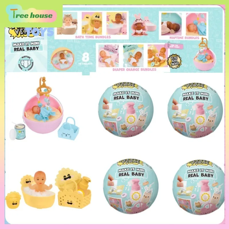 Original Miniverse Make It Mini Real Baby Nurture Series 2 Mini Collectibles Blind Ball Open Eye Baby Collect Toys Girl Gifts