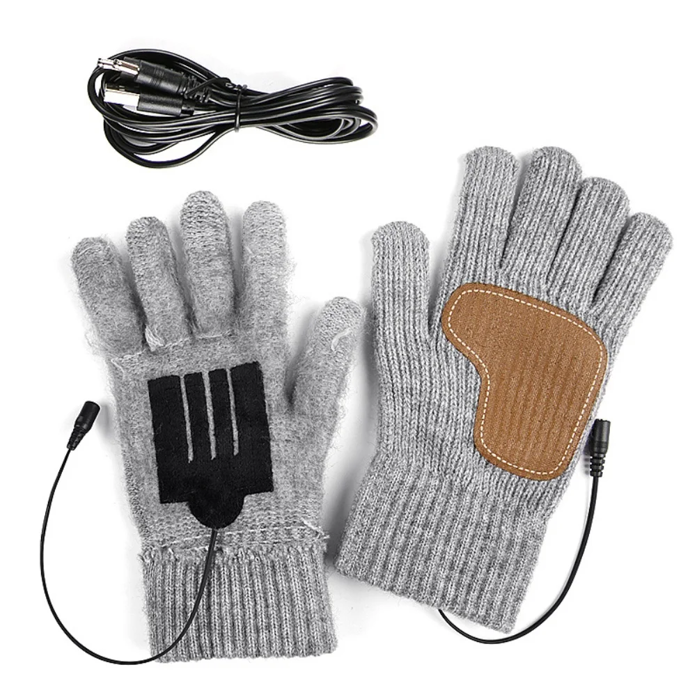 

Electric Heated Gloves Thickened USB Gloves Suitable Skiing Touchscreen Heating Warm Gloves Electric Heating For Cycling