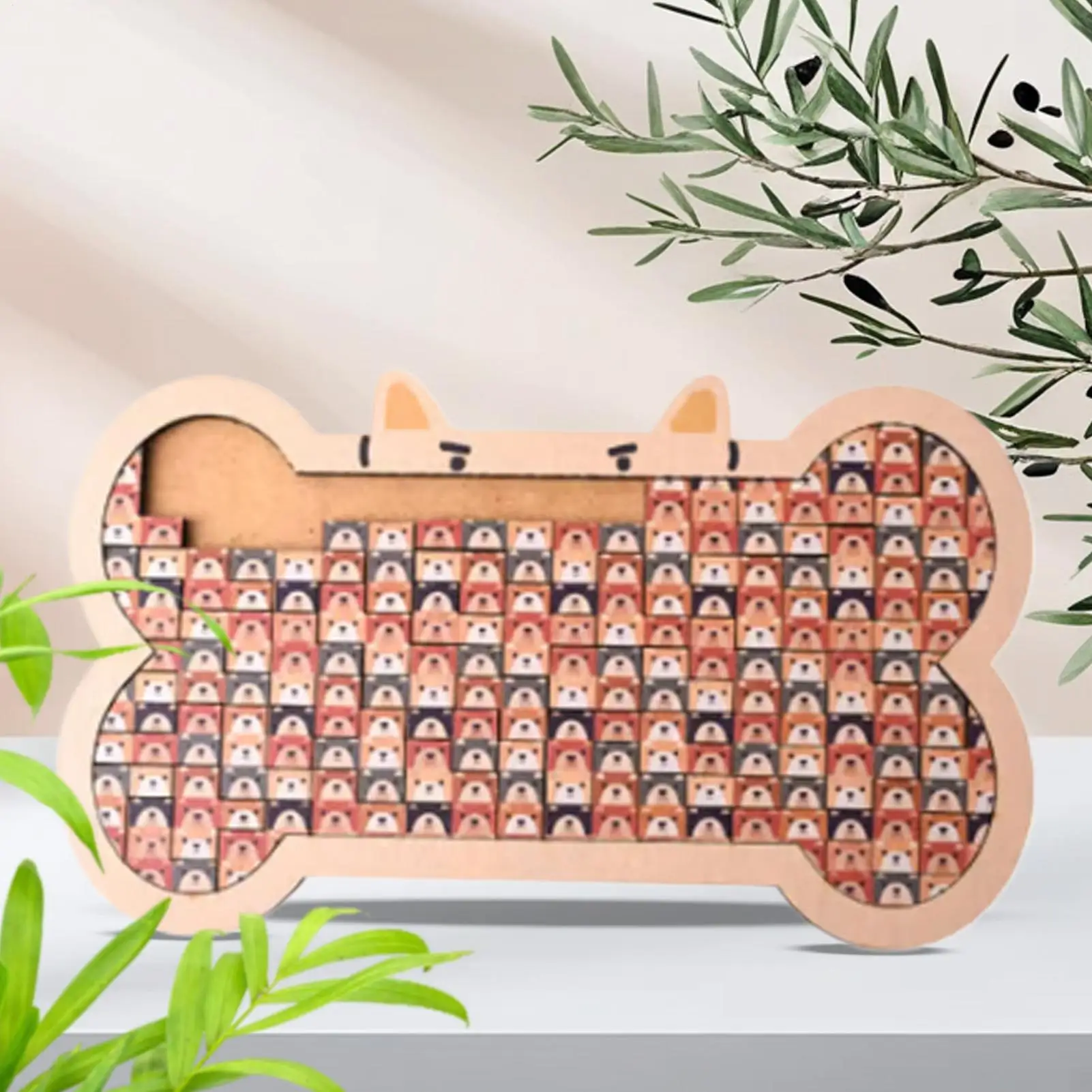 

Деревянные пазлы, милые развивающие игрушки с рамкой, деревянные сложные пазлы с животными для детей, игровая комната для путешествий, гостиной