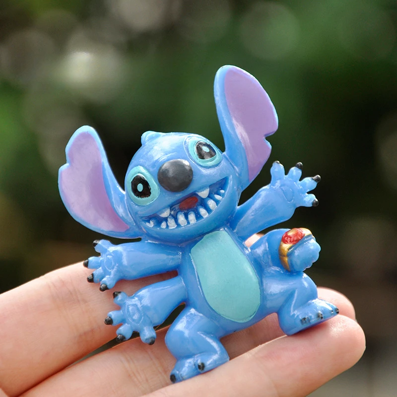 8Pcs/Set Disney Anime Lilo And Stitch Figures Toys Lovely Stitch Action Figurines Model Decoration Toys Kids Gift