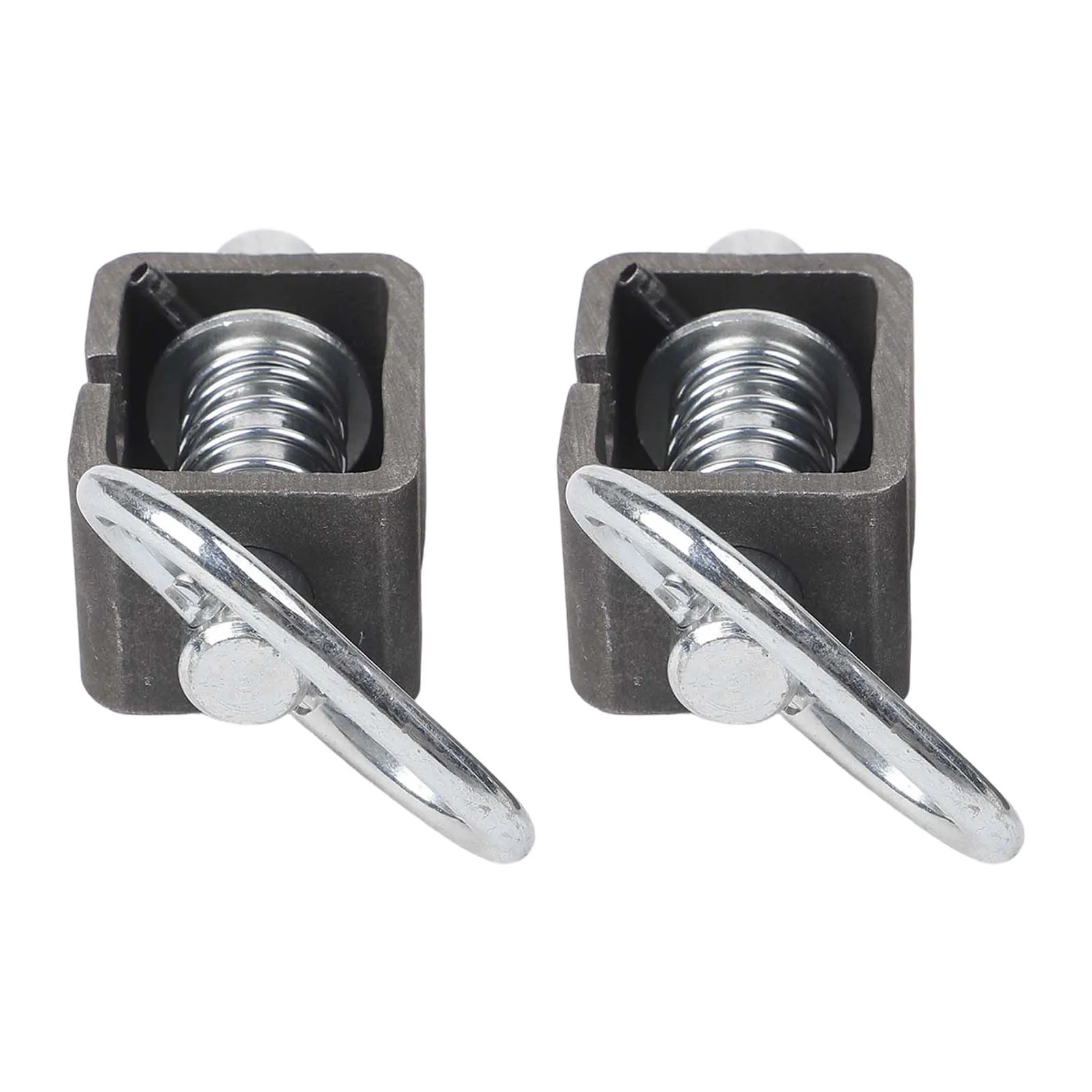 Metal Latch Assembly Spring Lock Assembly Trailer Security Gray And Silver Outdoor Latch Versatile Trailer Application