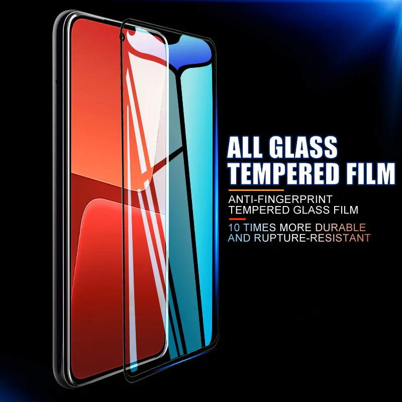 5Pcs Clear Tempered Glass For Xiaomi Mi POCO F3 F4 F5 Pro C50 C51 C55 C65  Screen Protector For Xiaomi POCO F3 F4 GT Glass Film