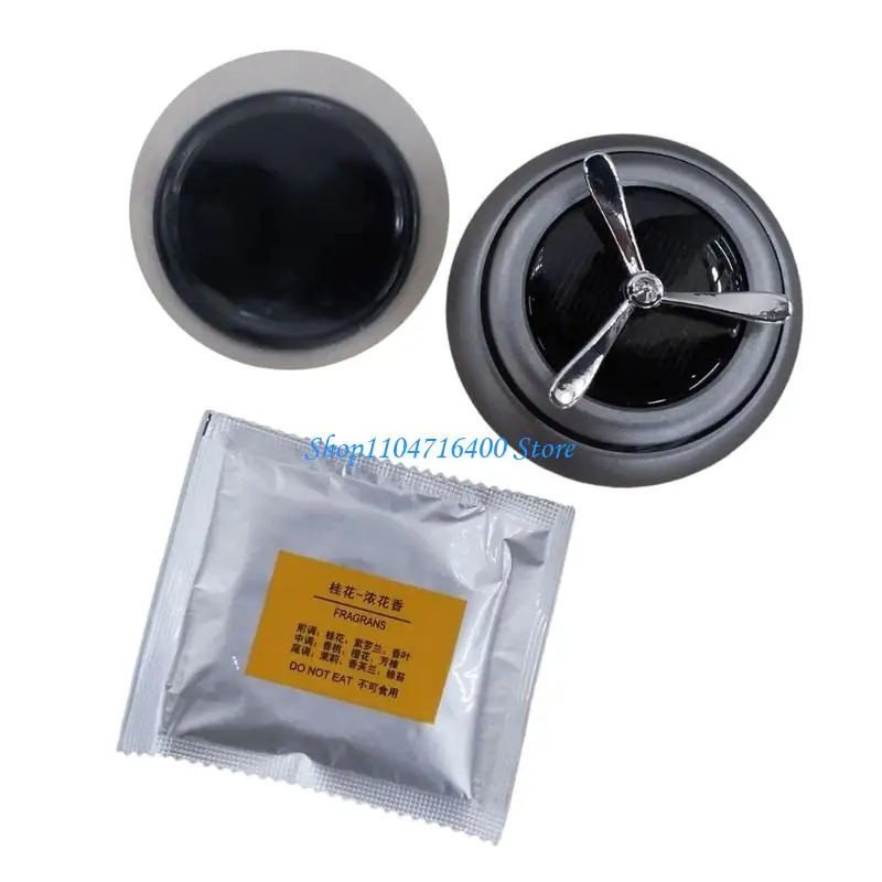 y1gd Energy Efficient Solar Car Air Freshener With 360 Rotation Propeller Decors For Home Vehicle Interior