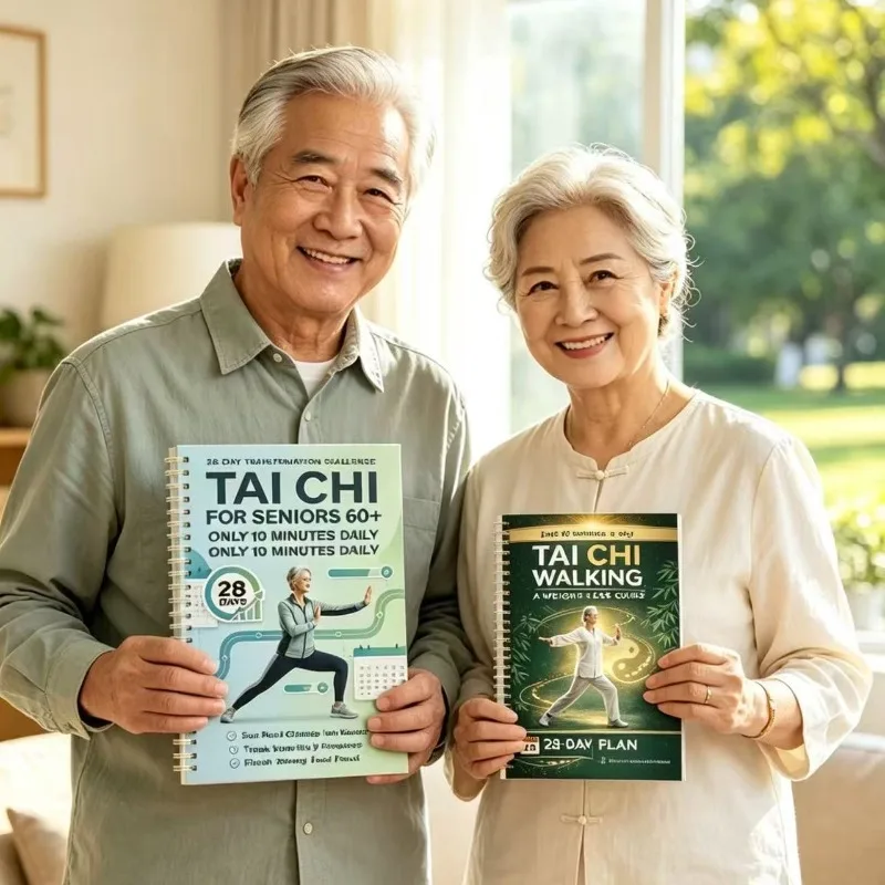Manuel de Tai Chi Chuan pour les seniors et les débutants - Reliure spirale, exercices quotidiens progressifs, routines douces pour la remise en forme