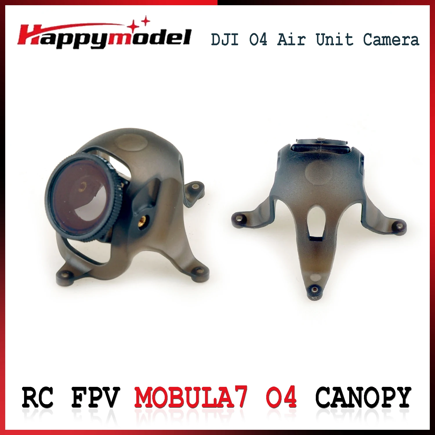 Happymodel RC FPV Mobula7 O4 – Capot de caméra de remplacement à angle réglable pour caméra DJI O4 Air Unit – Pièces DIY pour drone de course RC FPV