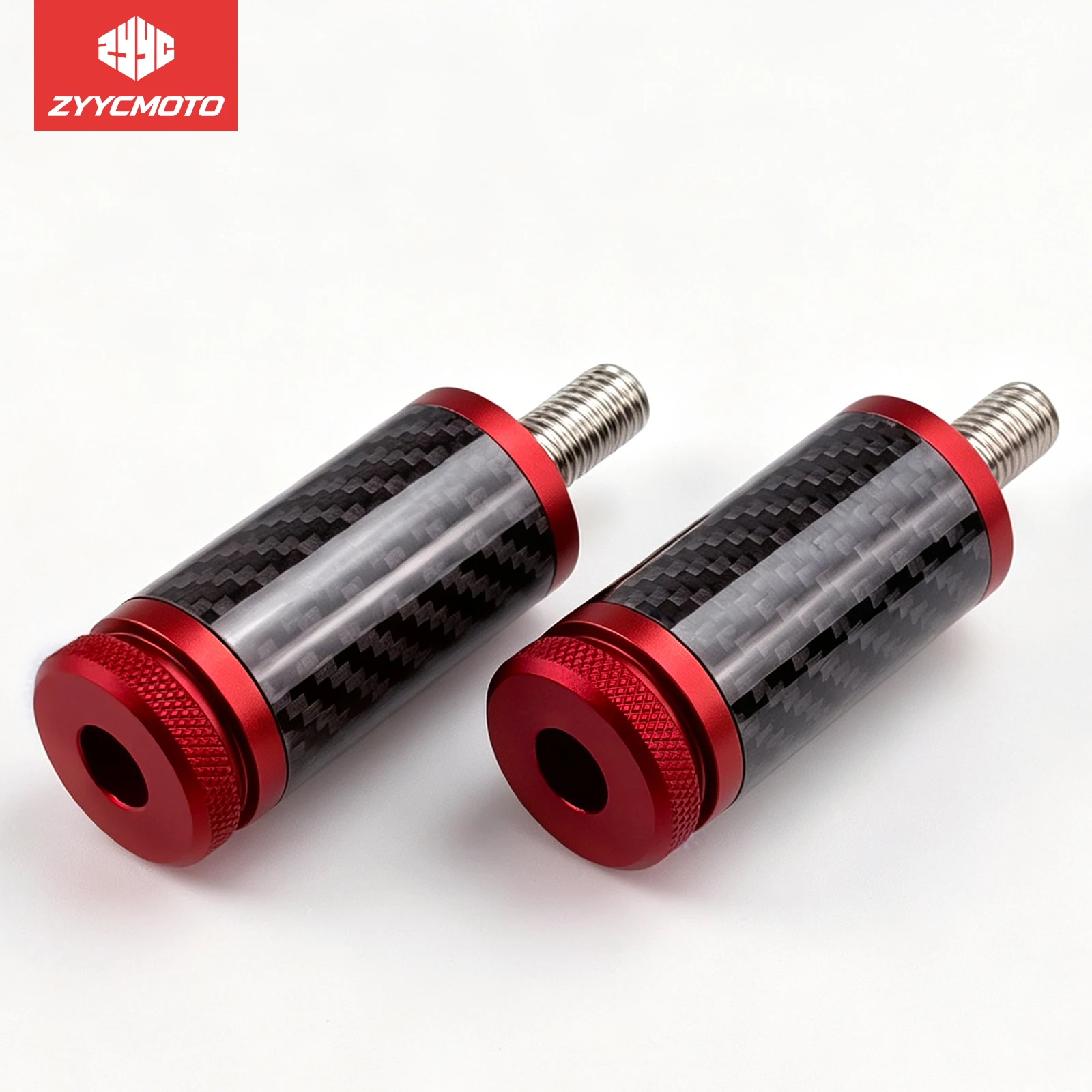 ZYYCMOTO Crash Bar CNC Aluminum Slider End Cap for Harley Touring Street Glide Softail Low Rider Sportster 883 Engine Guard