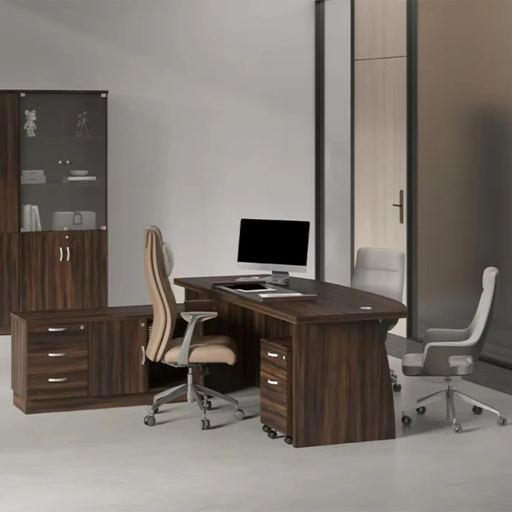 

Современный 7-футовый офисный стол для директора, прочная мебель для руководителей для профессиональных рабочих станций