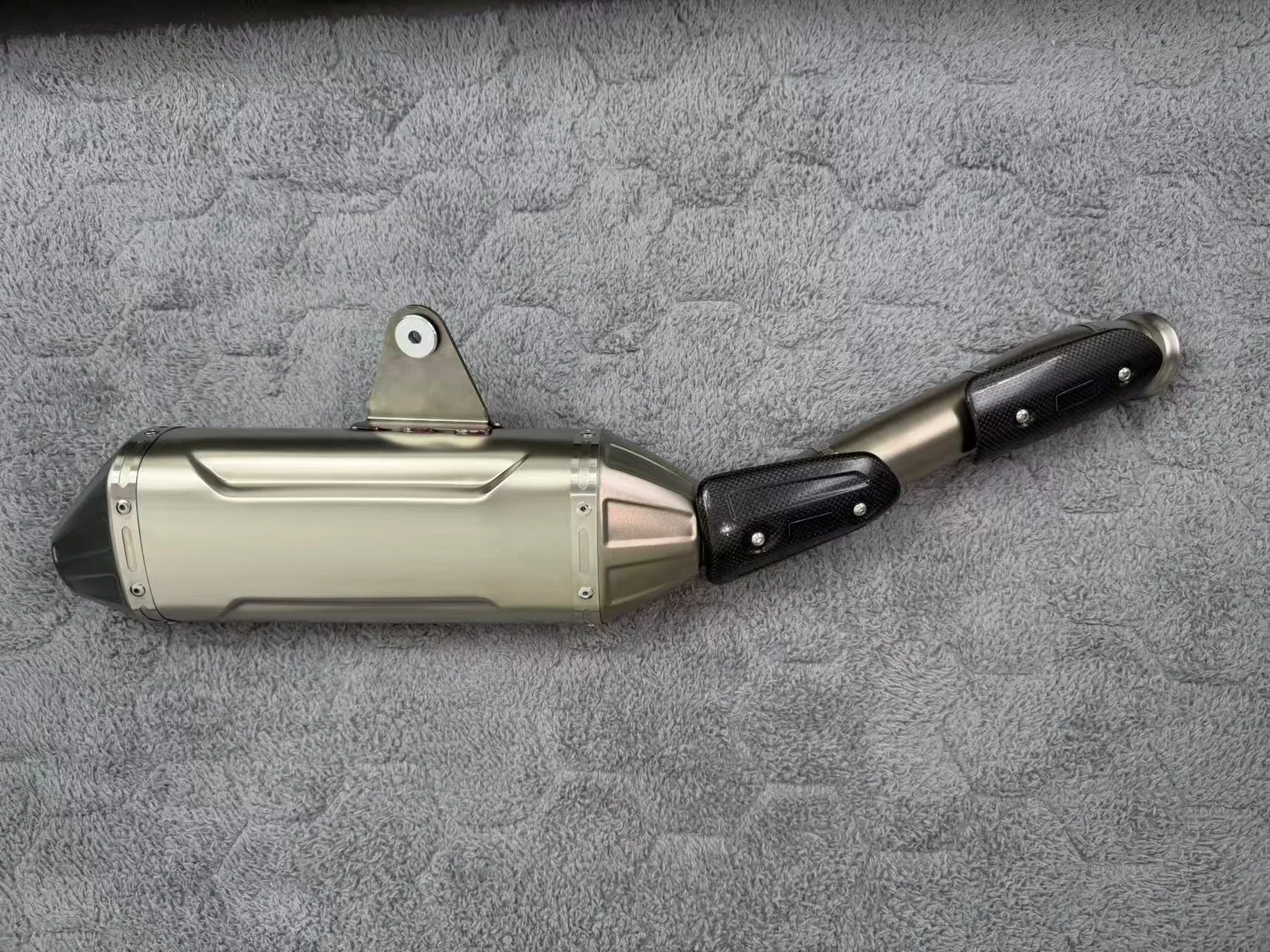 1000MT‑X Special Mid‑Rear One‑Piece Fish‑Mouth Exhaust, Stock Direct Bolt‑On, OEM Rear Section Direct Replacement