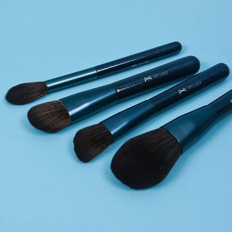 Ensemble de pinceaux de maquillage pour fond de teint, poudre, fard à barrage, pinceau Kabuki, outils de beauté, pinceaux cosmétiques, 12 pièces