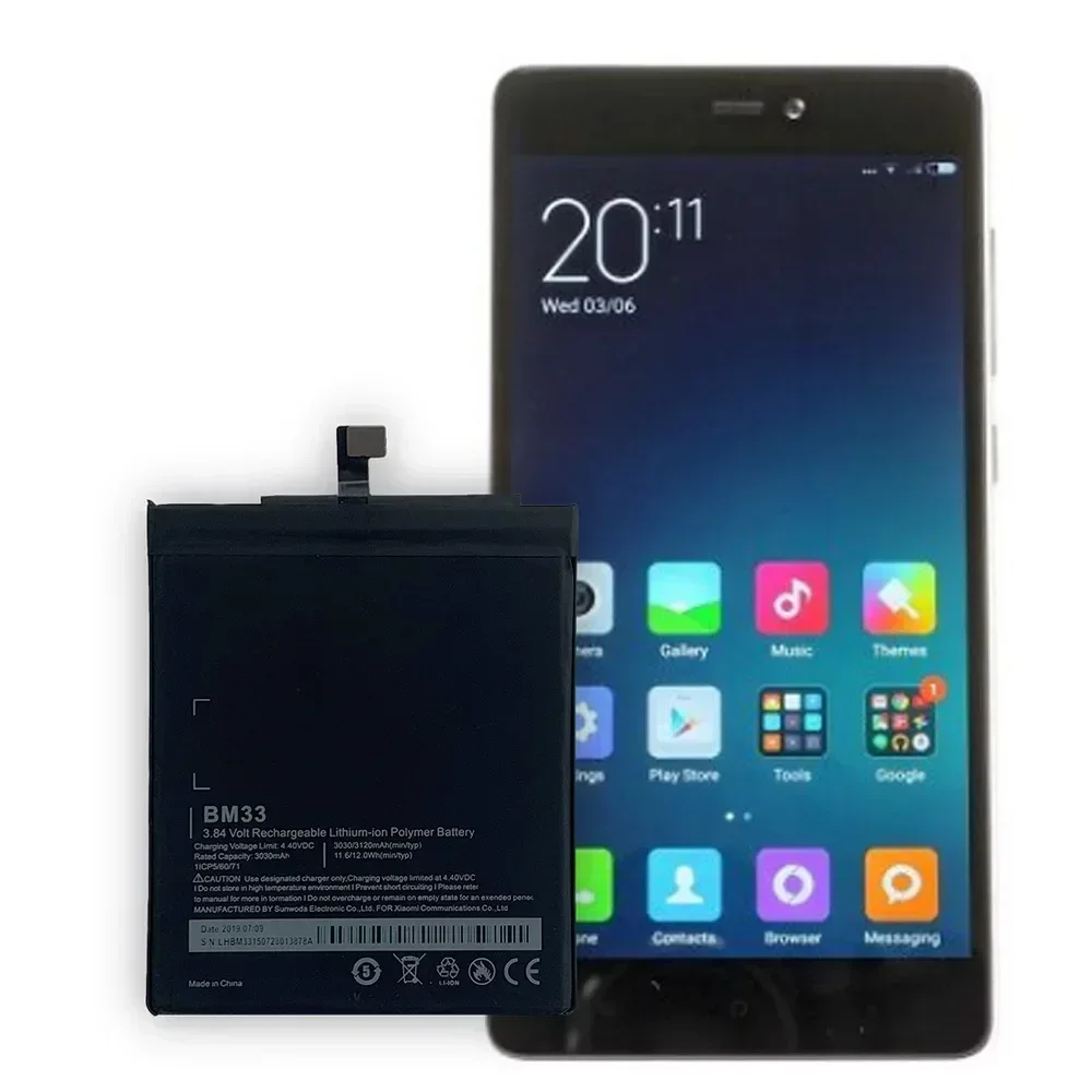 

Замена батареи BM33 для Xiaomi Mi 4i Mi4i, оригинальный мобильный телефон, высококачественная литиевая батарея
