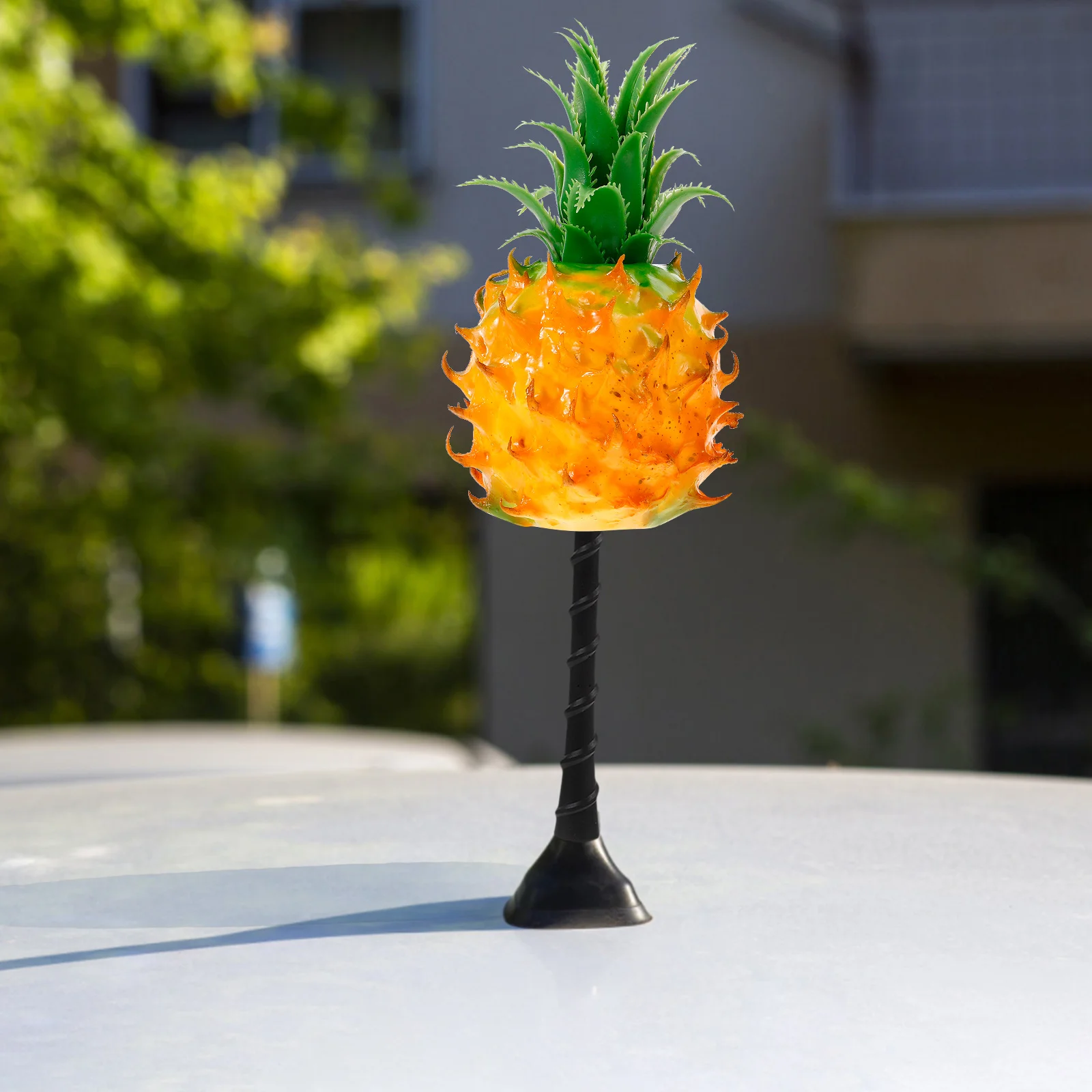 

2Pcs Car Exterior Decorations Durable PU Material Antenna Topper Auto Mirror Dangler Easy Installation for Cars and Trucks