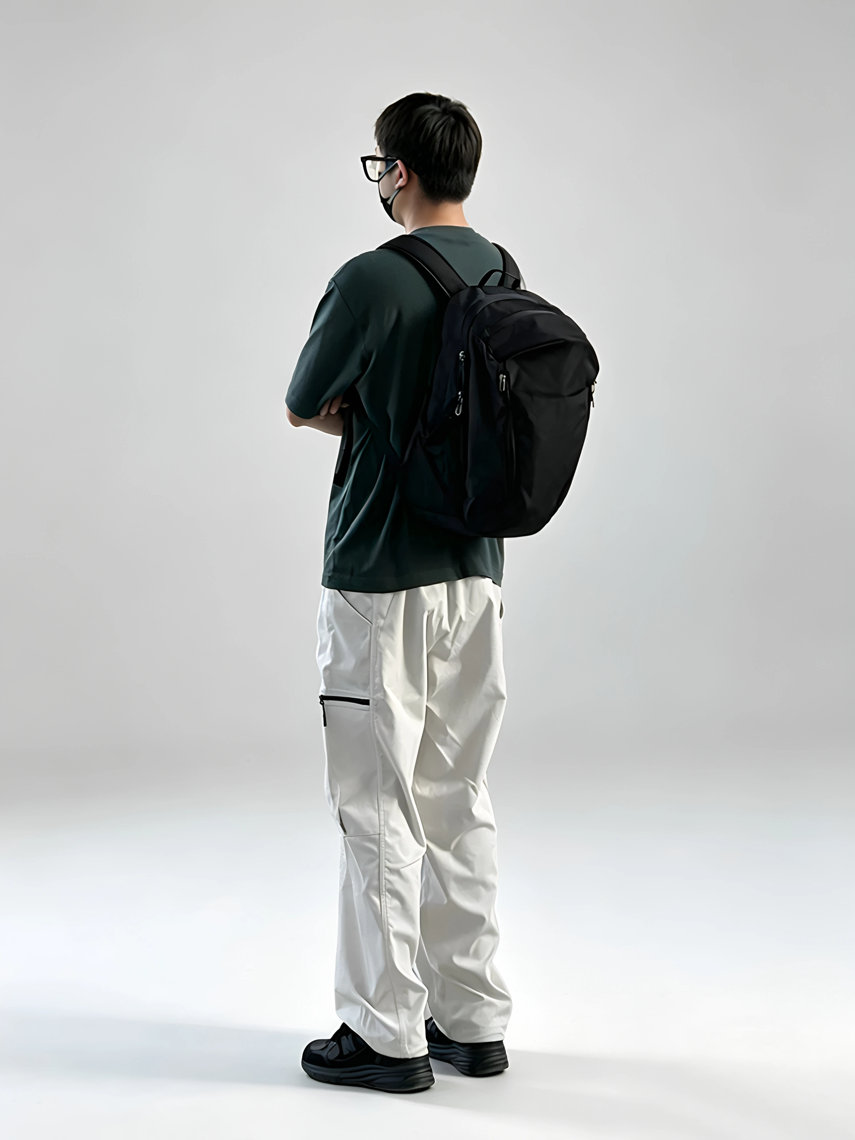 Mantis26 Waterproof Nylon Backpack Unisex Hiking Travel Computer Bag Casual Simple Style Double Layered Shoulder Bag for Men ...
