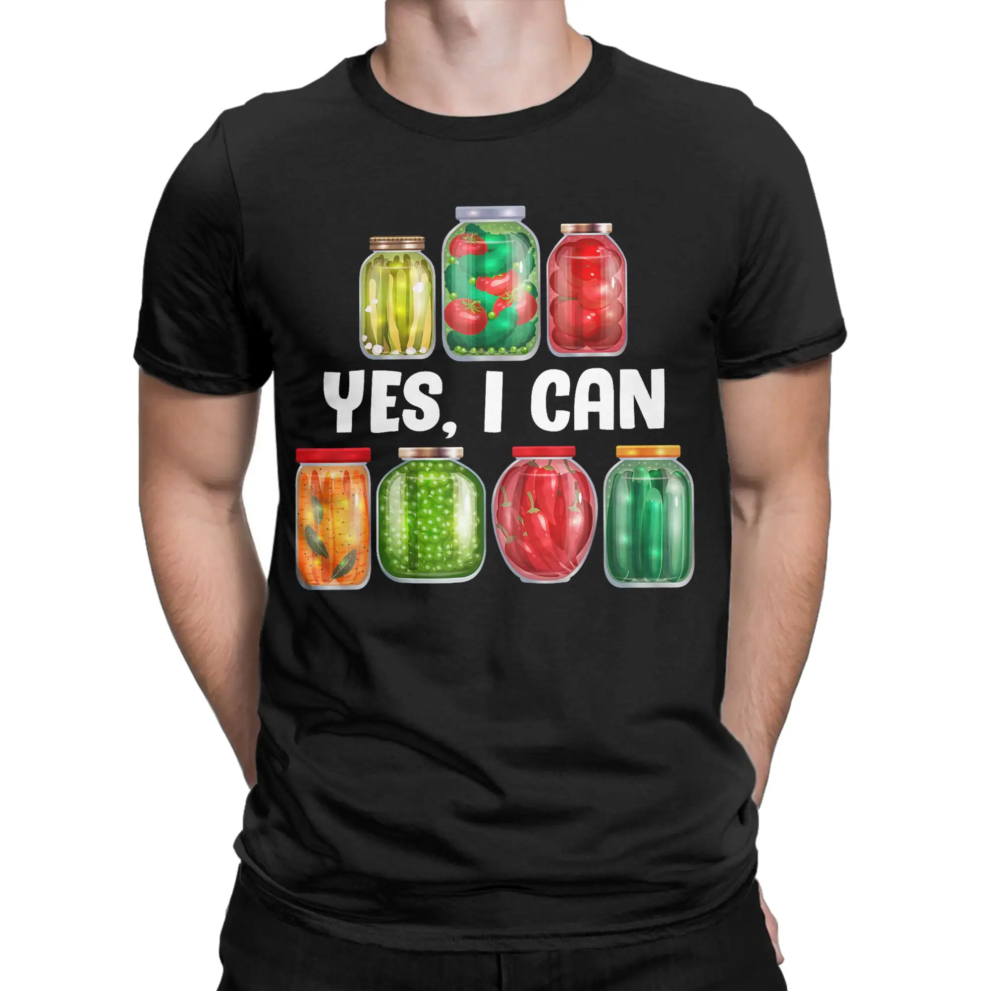 I Garden Because I Can Funny Plant Gardening Canning Lover Men T Shirt  Tees Short Sleeve Round Collar T-Shirt Cotton Clothes