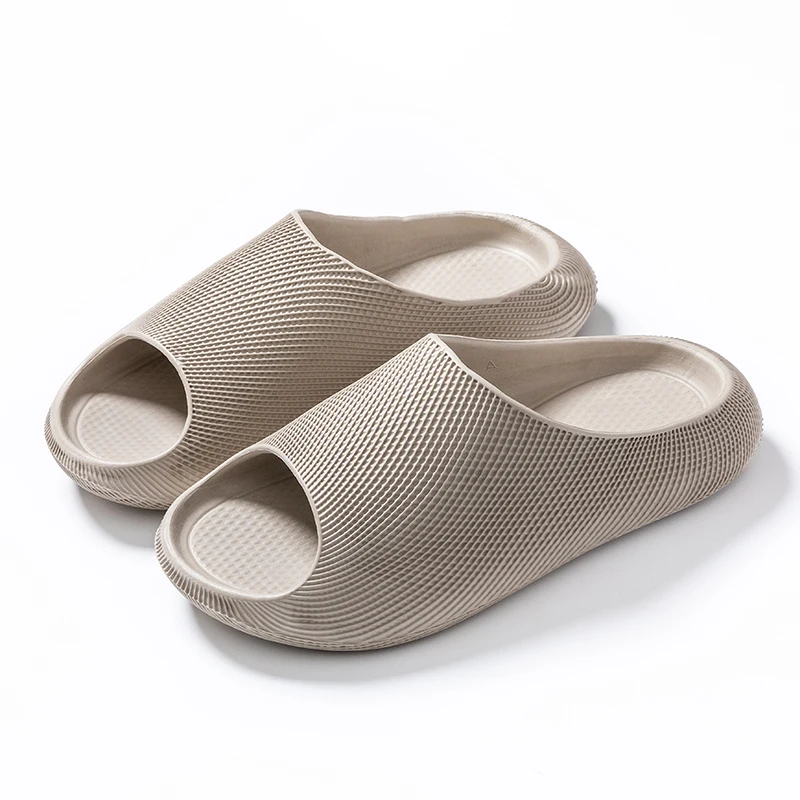 Camouflage Ink Print EVA Slides, Men's Summer Cloud Comfort Slippers, Non-Slip Indoor Outdoor Fashion Beach Sandals
