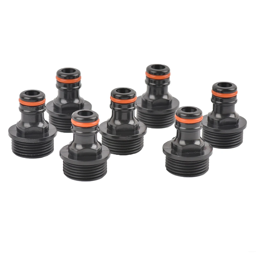 

10Pcs 3/4" Male Thread Quick Connectors Joints Car Washing Pipe Fittings Home Garden Homebrew Watering Irrigation Fittings