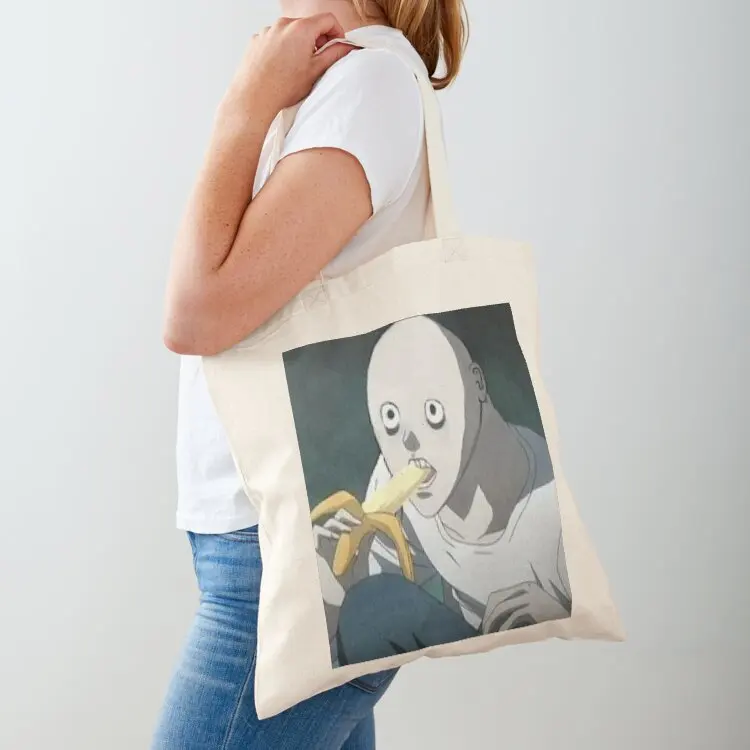 

L Bald Banana but ONE Tote Bag Women bags shopper bag women canvas foldable reusable bag shopping cart bags