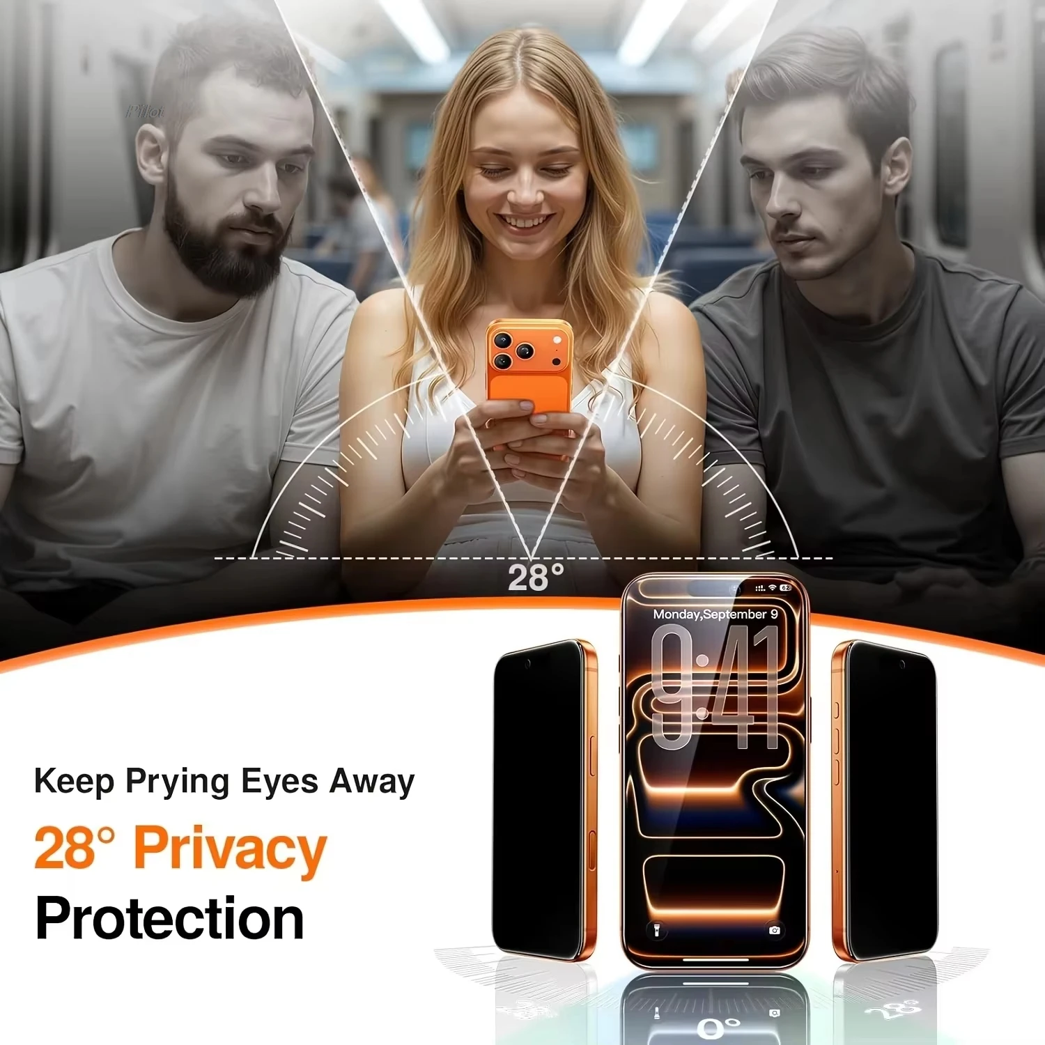 4PCS Dust Free Anti-Spy Screen Protector For iPhone 17 Pro Max 18 Pro Max 16 15 14 13 12 11Mini 16e Air Smooth Touch Glass Filn - view 3