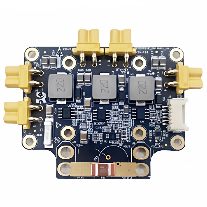 

1PCS RC Drone 4S-14S Current Meter Power Distribution Board Input 18V-60V Output 3 Channel PCB Module Support PX4 ArduPilot