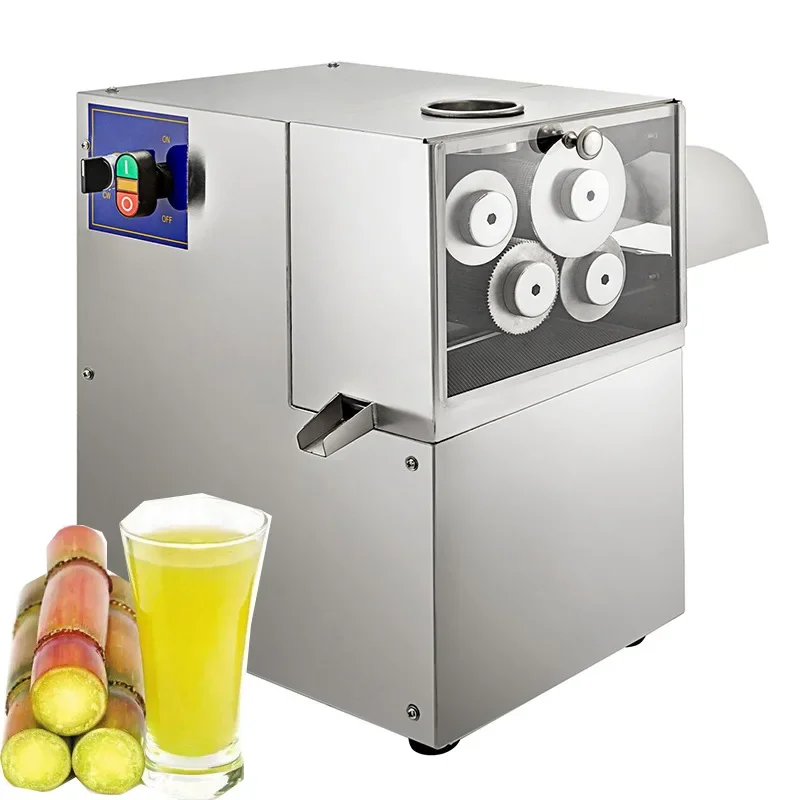 

Large-scale Four-stick Fruit Shop Special Sugarcane Press Commercial Electric Sugarcane Press Equipment