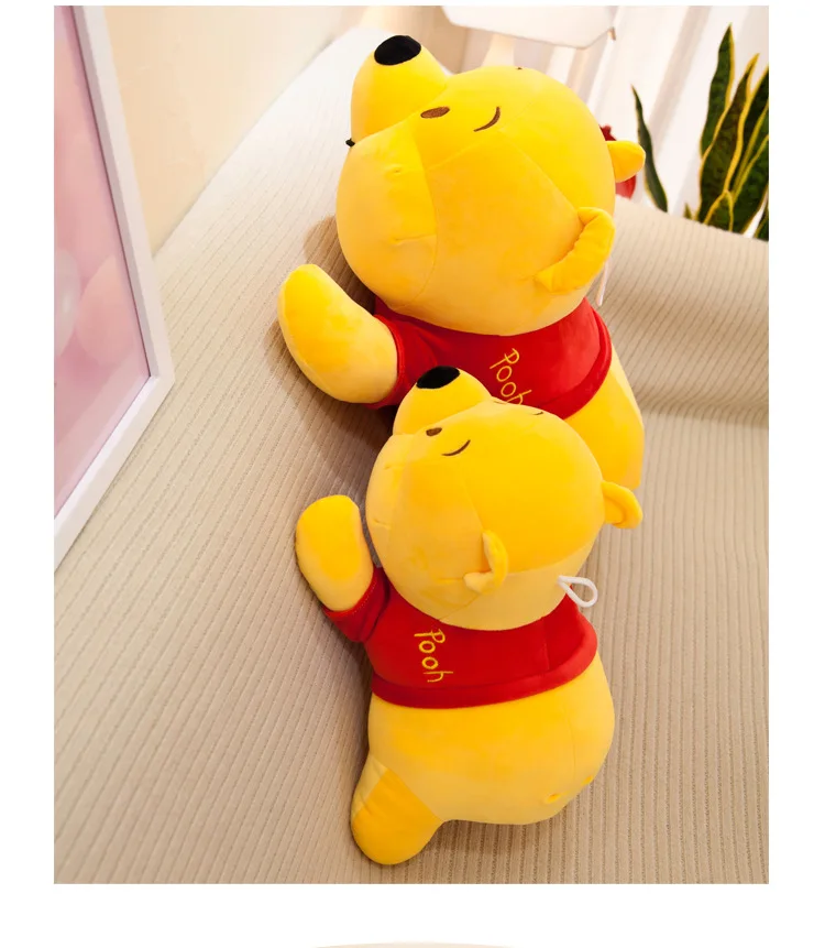 Disney Winnie The Pooh Plush Toys Soft Stuffed Doll Anime Pillow Cartoon Pooh Bear Plush Doll Birthday Gift Xmas Gifts
