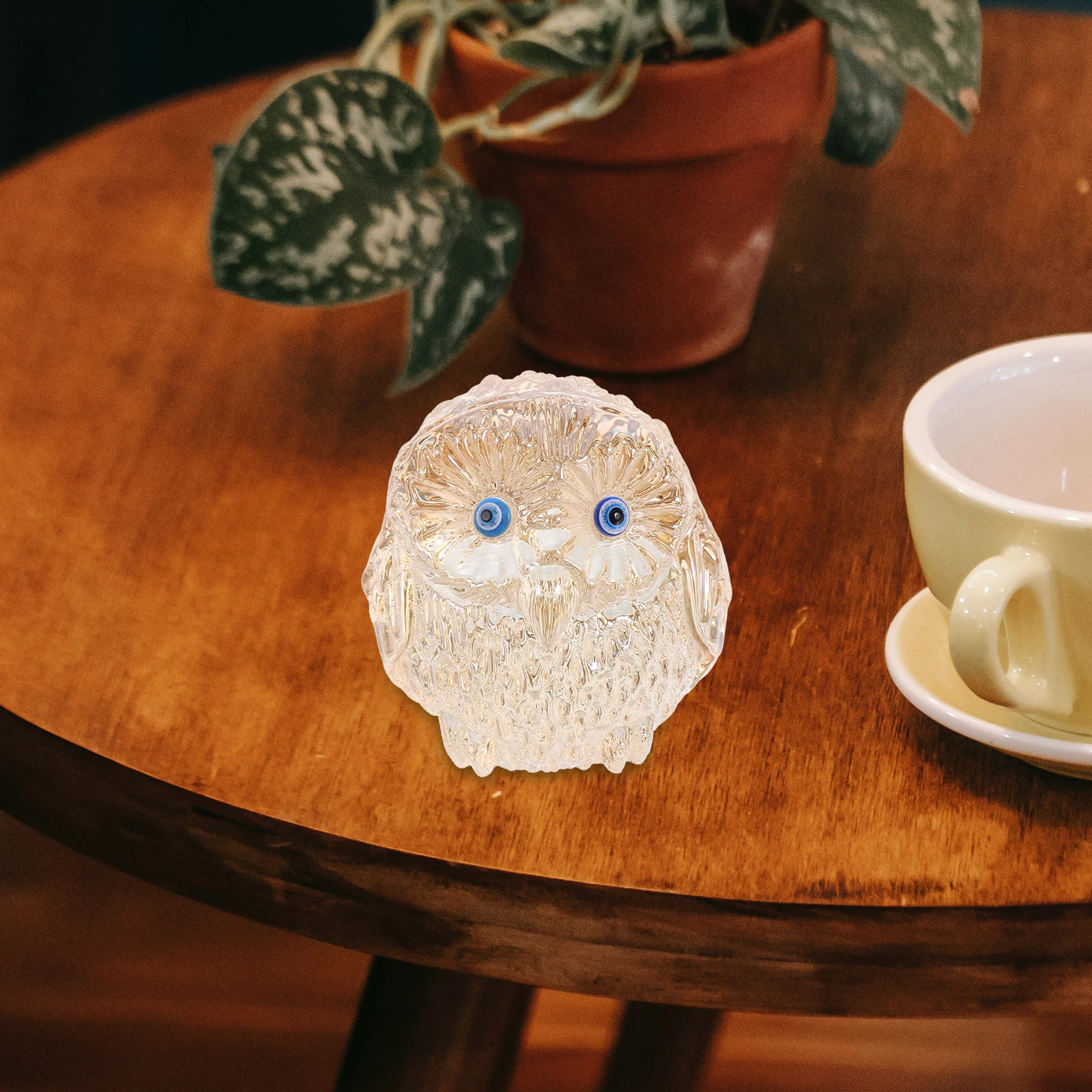 

SUPVOX Colorful Owl Statue Fine Craftsmanship Decor Photo Prop