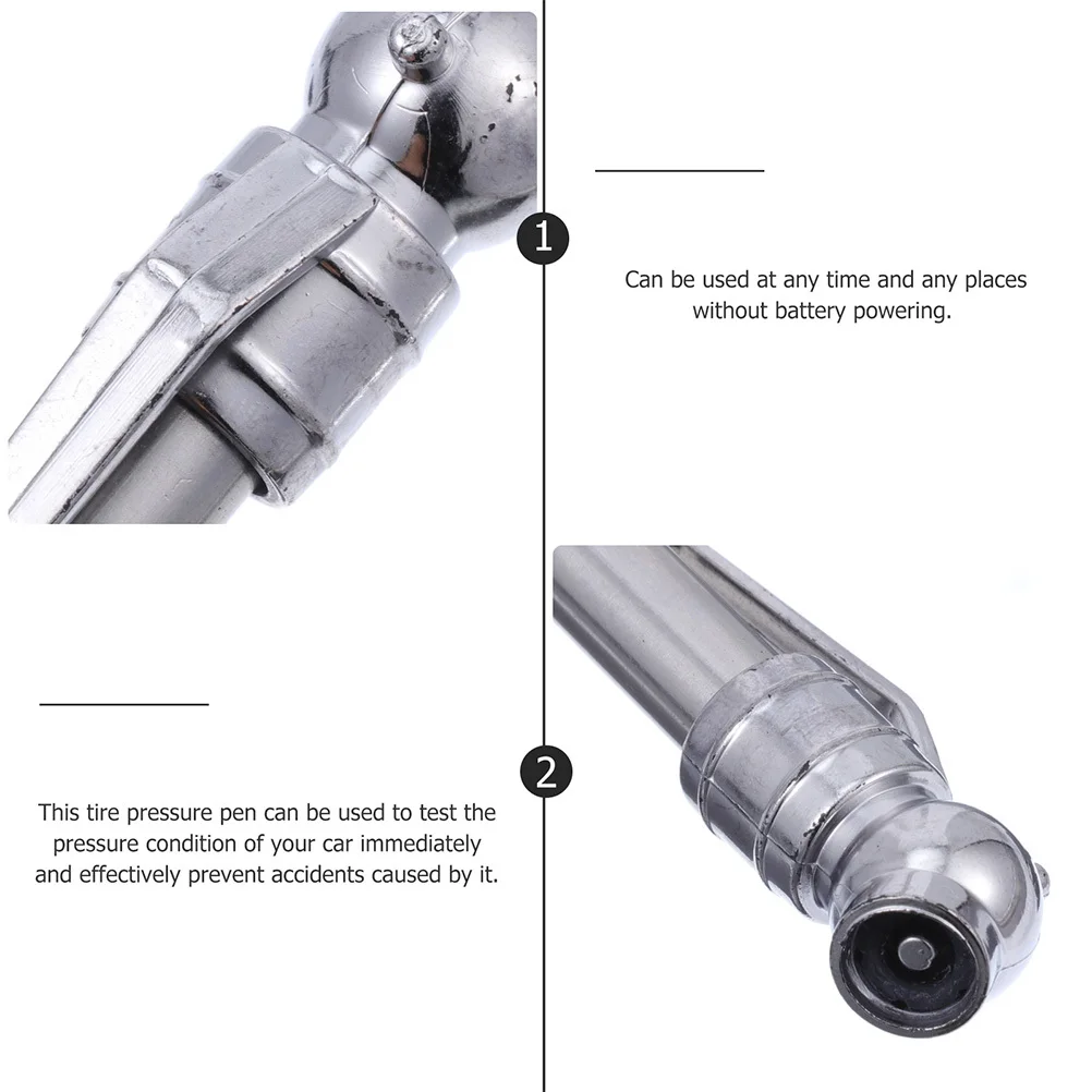 

5pcs Pressure Pen Portable Car Tire Gauge No Required Precise Instant Reading Auto Tire Pressure Checker Repair Tool