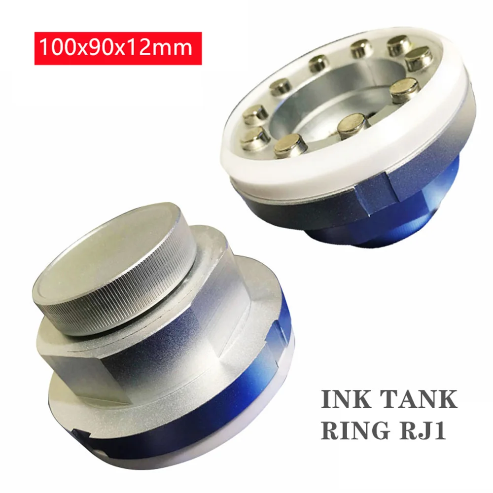 

100x90x12mm Pad Printer Ink Tank Plastic holder type Pad printing machine ink cup Ceramic/Tungsten ring RJ1