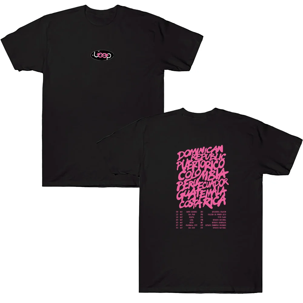 Ed Sheeran Loop Tour Exclusive Latin America T-Shirt Fashion Casual Cotton T Shirt Women Men Summer Short Sleeve O Neck Tops Tee