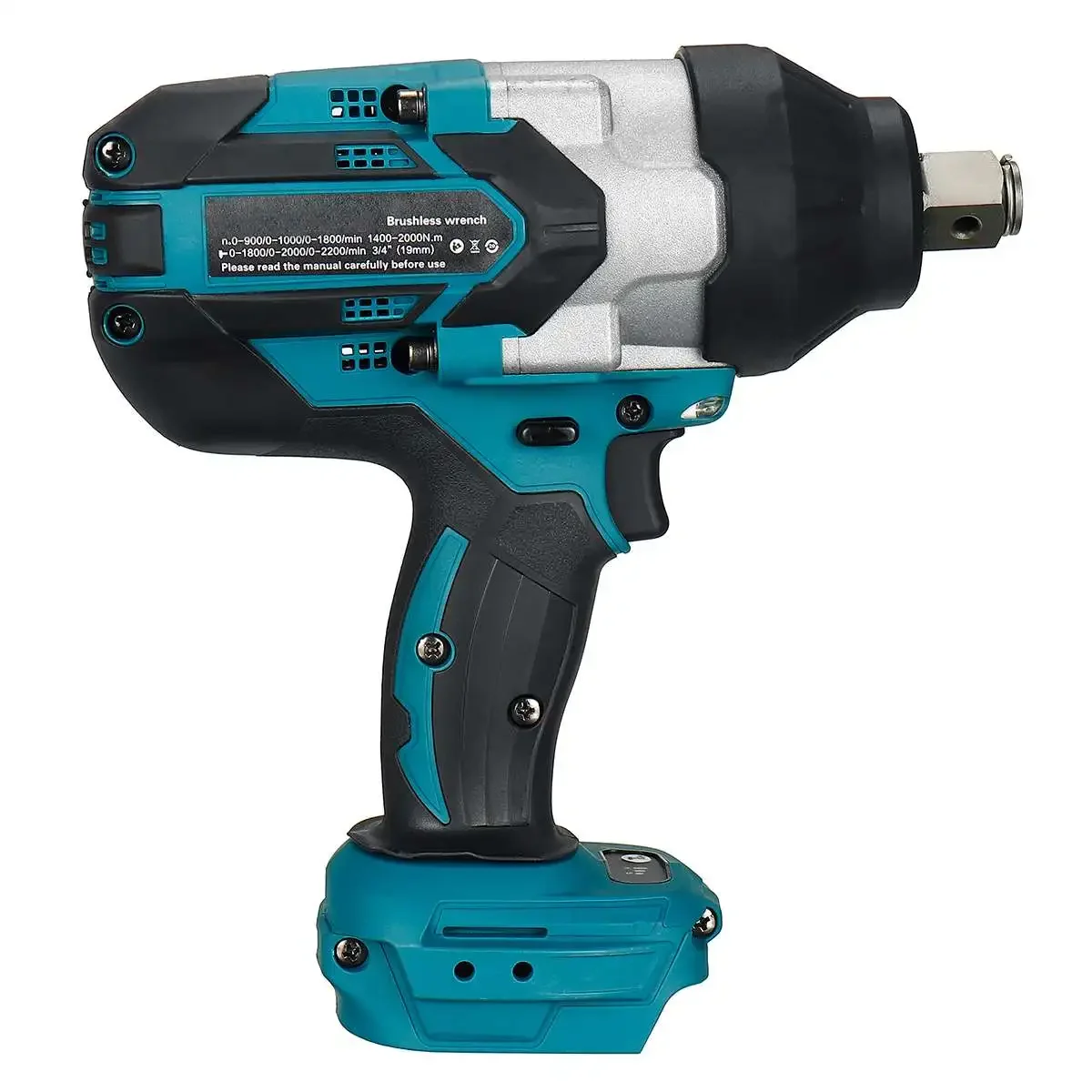 High Torque 1300N.m Brushless Electric Impact Wrench 3/4 inch Socket Wrench Cordless Driver Power Tool