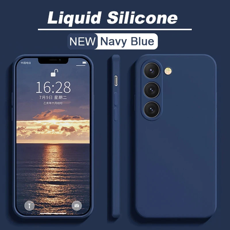 Fallprävention Silikonhülle für Samsung Galaxy A51 A71 4G A32 A52 A72 S21 Ultra S20 S21 S22 S23 S24 S25 Plus Ultra Rückseite