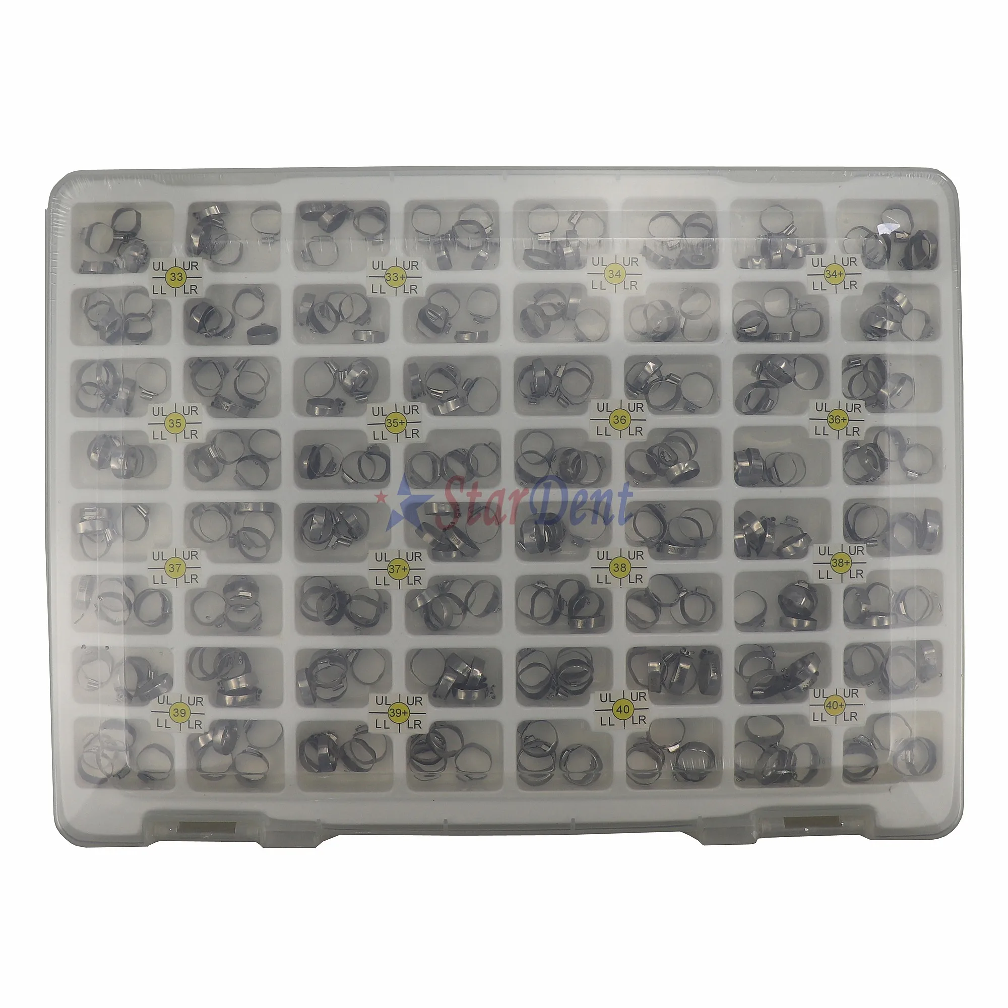 Orthodontic Molar Band Tubes 64pcs/Box Dentals Brace Materials