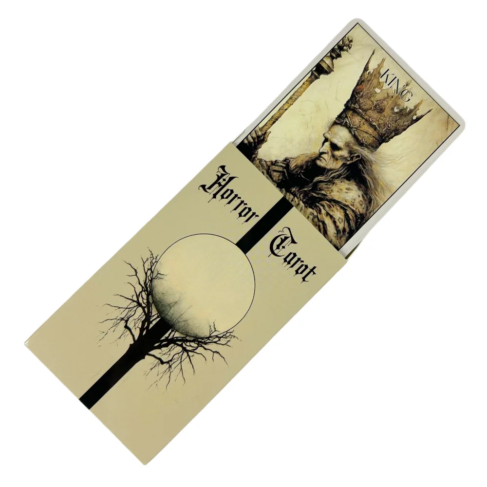 Gothic Tarot Deck Horror Style 78 Rider Cards 10.3*6cm Embark on An Eerie Journey with Our Gothic Horror Tarot Card Deck