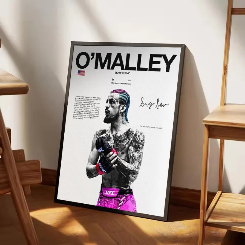 Classic Famous Fighter b-Boxing Sports Boxer Bodybuilder f-Fitness Poster Canvas Painting Wall Art Pictures Home Gym Decor