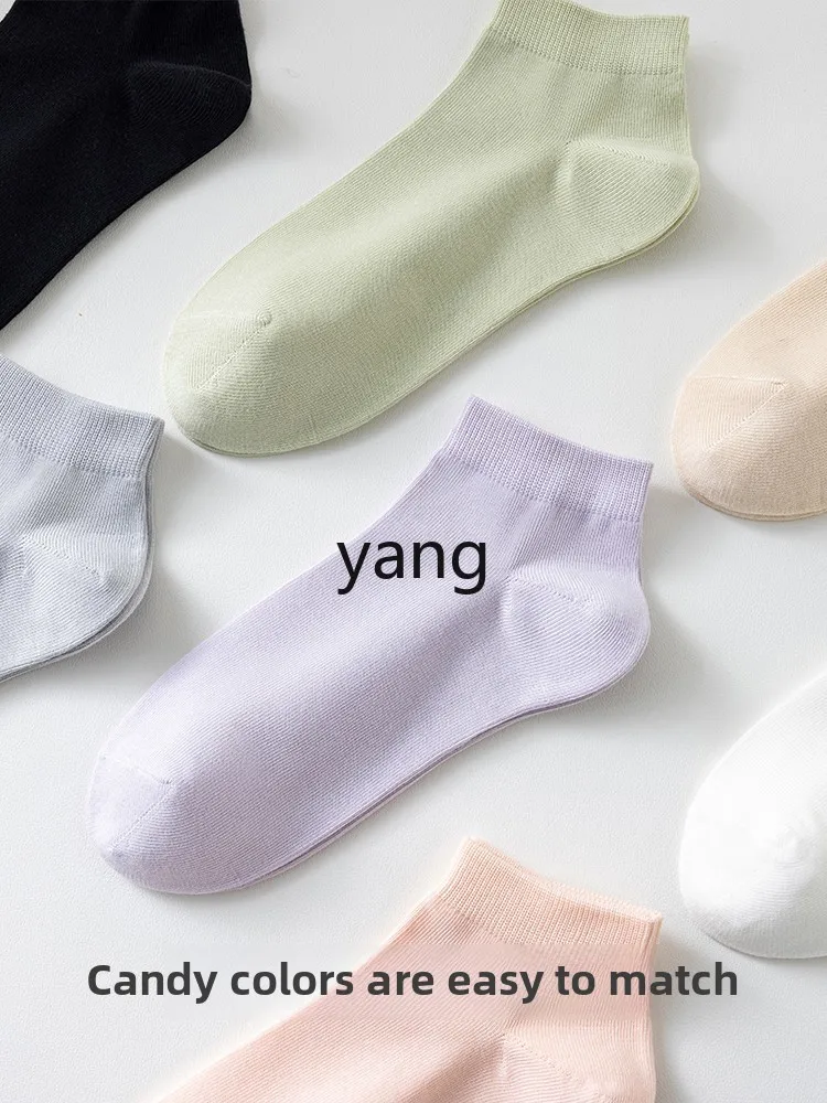 LMM three-gun socks cotton socks thin breathable non-slip boat socks