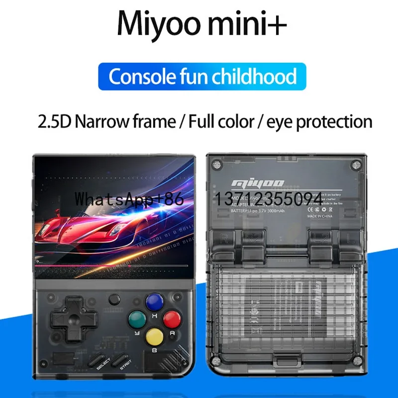 Miyoo Mini Plus Open Source Retro GBaFC Arcade Classic Retro Handheld Portable Gaming Handheld Comes with USB Data Cable, etc