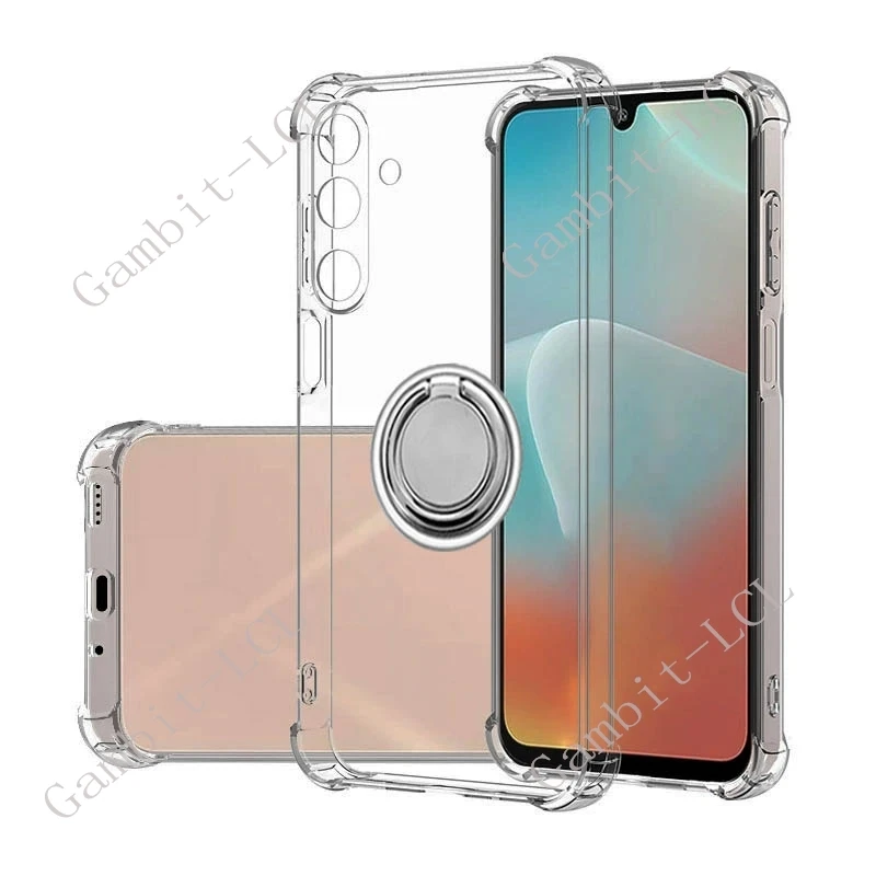 Para Samsung Galaxy Wide 8 F16 M16 5G SM-M166S SM-E166P soporte de anillo trasero funda de teléfono Smartphone TPU cubierta suave