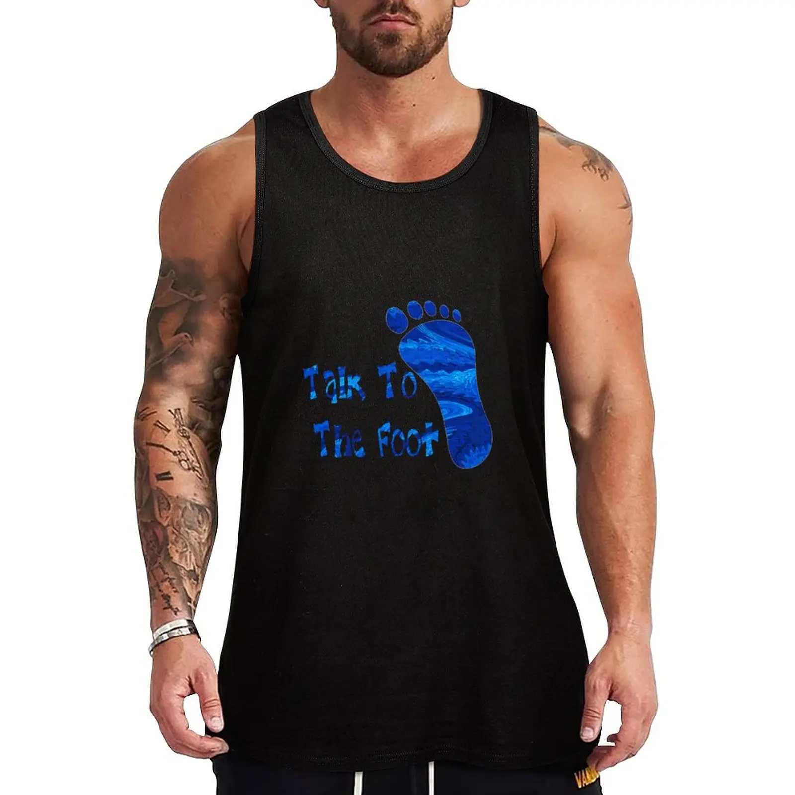 Talk To foot - 2 Tank Top Outdoor Work Tank Top Rugged Sleeveless Wear